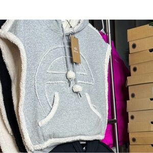 UGG x Telfair Sideless Hoodie Heather Grey